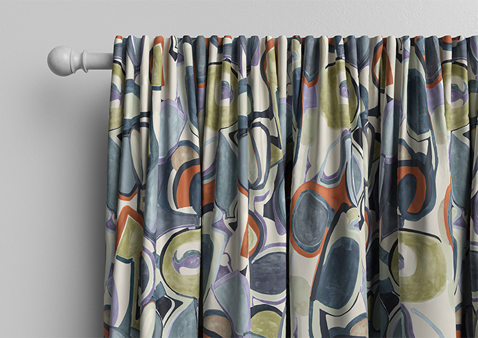 Pop, Denim - Made to Measure Curtains - Image 10